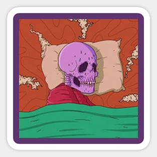 Anxiety Skeleton I Sticker